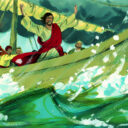 Jesus Stills The Stormy Sea
