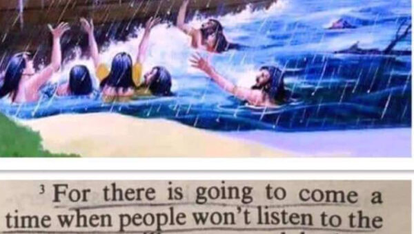 For there is going to come a time when people won’t listen